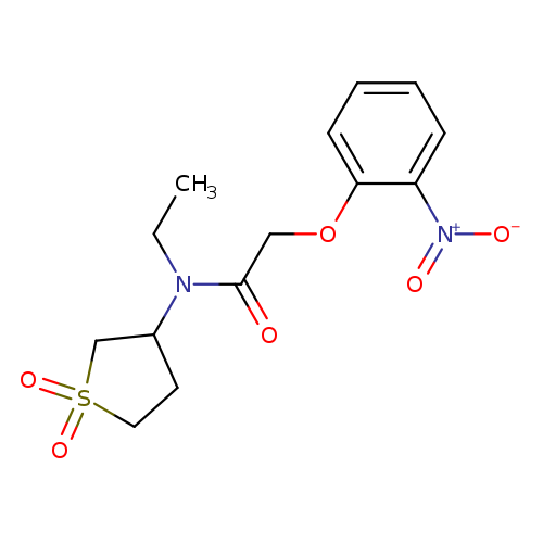 N-(1,1-dioxo-1lambda6-thiolan-3-yl)-N-ethyl-2-(2-nitrophenoxy)acetamide