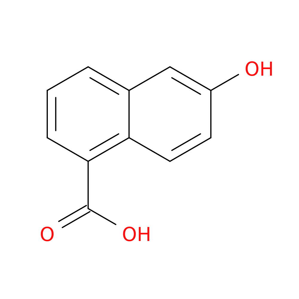 6-Hydroxy-1-naphthalenecarboxylic Acid