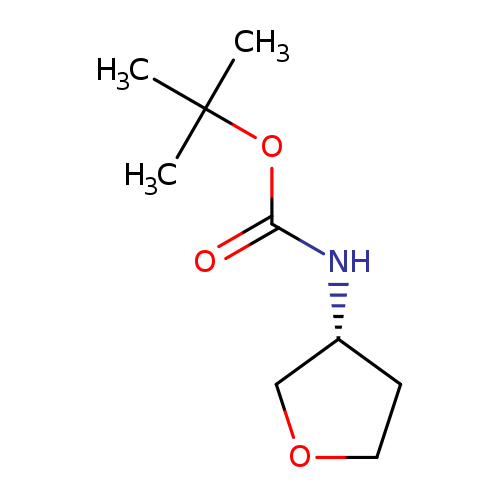 Carbamic acid, N-[(3R)-tetrahydro-3-furanyl]-, 1,1-dimethylethyl ester