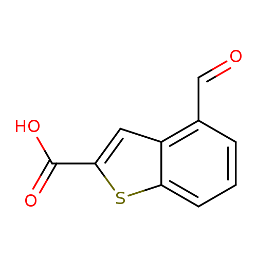 4-formyl-1-benzothiophene-2-carboxylic acid