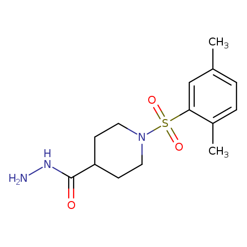 1-[(2,5-Dimethylphenyl)sulfonyl]piperidine-4-carbohydrazide