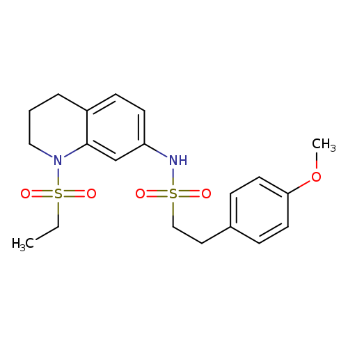 N-[1-(ethanesulfonyl)-1,2,3,4-tetrahydroquinolin-7-yl]-2-(4-methoxyphenyl)ethane-1-sulfonamide