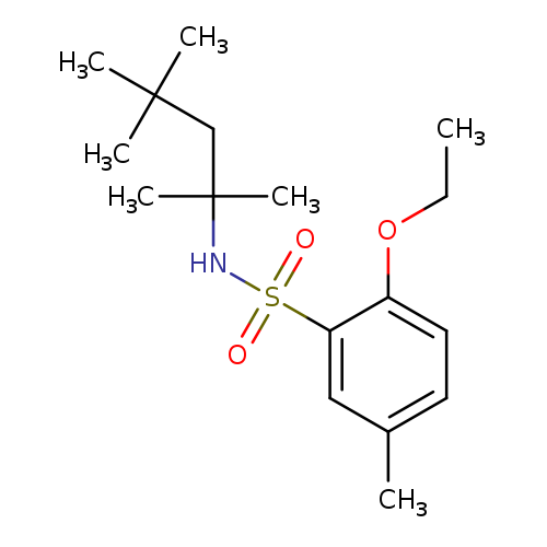 2-ethoxy-5-methyl-N-(2,4,4-trimethylpentan-2-yl)benzene-1-sulfonamide