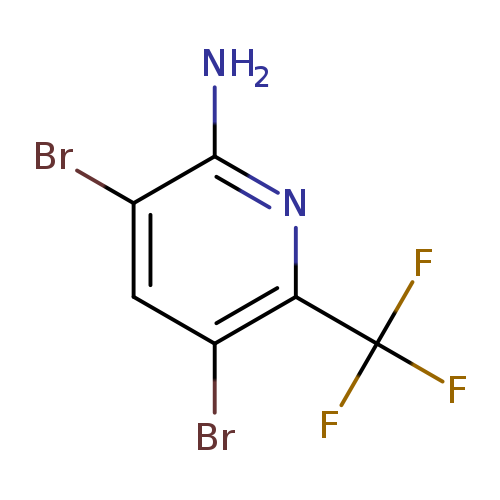 2-Amino-3,5-dibromo-6-trifluoropyridine