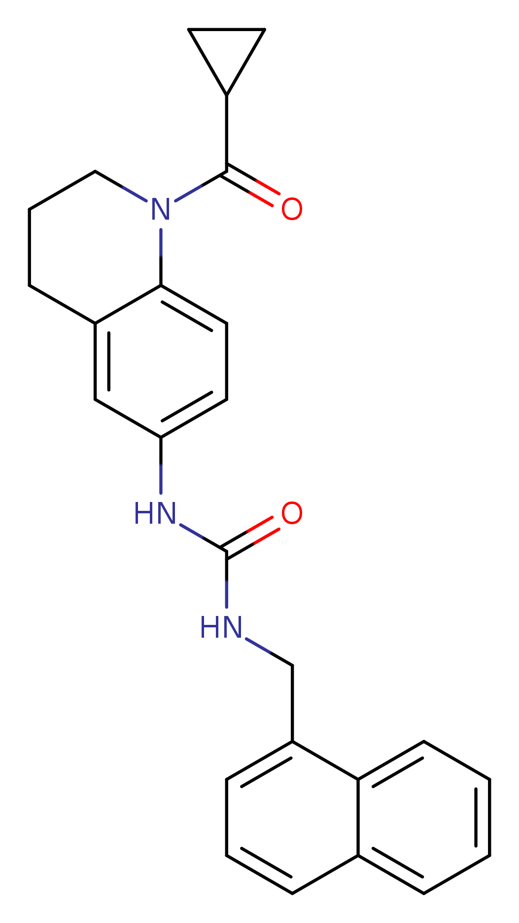 3-(1-cyclopropanecarbonyl-1,2,3,4-tetrahydroquinolin-6-yl)-1-[(naphthalen-1-yl)methyl]urea