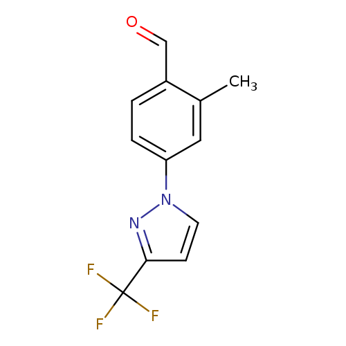 2-methyl-4-[3-(trifluoromethyl)-1H-pyrazol-1-yl]benzaldehyde