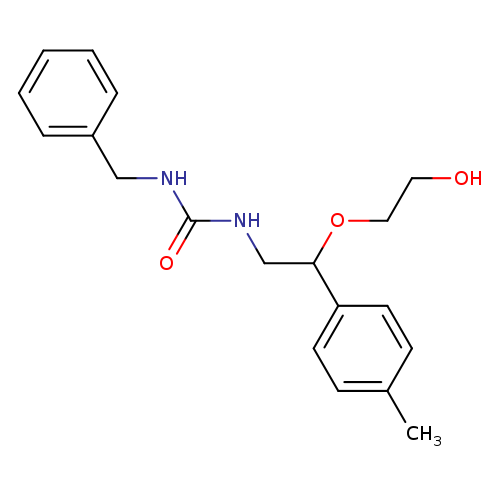 1-benzyl-3-[2-(2-hydroxyethoxy)-2-(4-methylphenyl)ethyl]urea