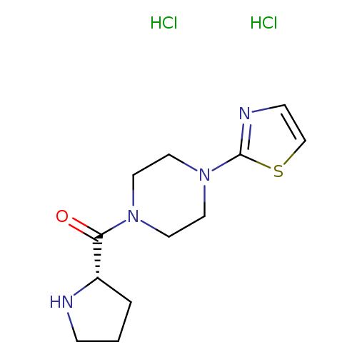 1-[(2S)-pyrrolidine-2-carbonyl]-4-(1,3-thiazol-2-yl)piperazine dihydrochloride