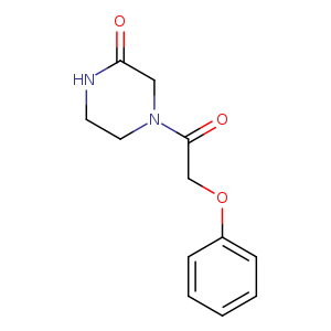 4-(2-phenoxyacetyl)piperazin-2-one