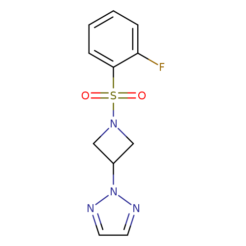 2-[1-(2-fluorobenzenesulfonyl)azetidin-3-yl]-2H-1,2,3-triazole
