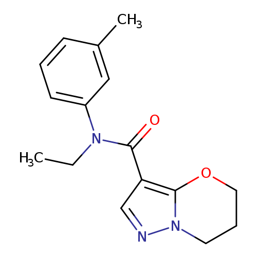 N-ethyl-N-(3-methylphenyl)-5H,6H,7H-pyrazolo[3,2-b][1,3]oxazine-3-carboxamide