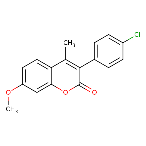3-(4-chlorophenyl)-7-methoxy-4-methyl-2H-chromen-2-one