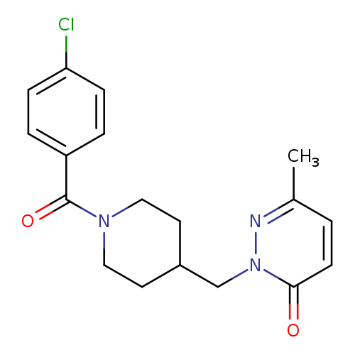 2-{[1-(4-chlorobenzoyl)piperidin-4-yl]methyl}-6-methyl-2,3-dihydropyridazin-3-one