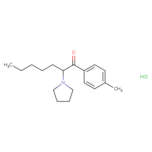 2-(pyrrolidin-1-yl)-1-(p-tolyl)heptan-1-one,monohydrochloride