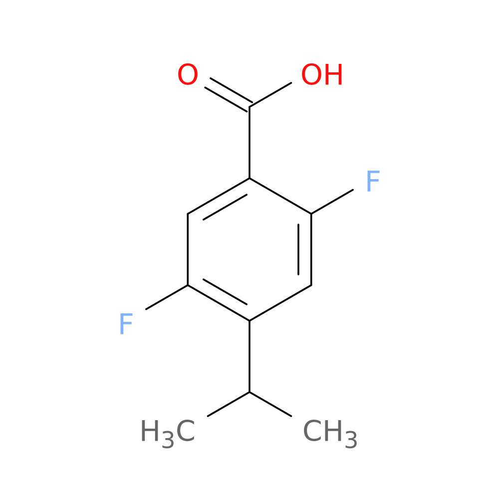 2,5-difluoro-4-(propan-2-yl)benzoic acid