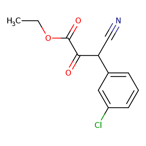 Ethyl 3-(3-chlorophenyl)-3-cyano-2-oxopropanoate