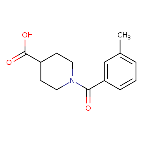 1-(3-Methylbenzoyl)piperidine-4-carboxylic acid