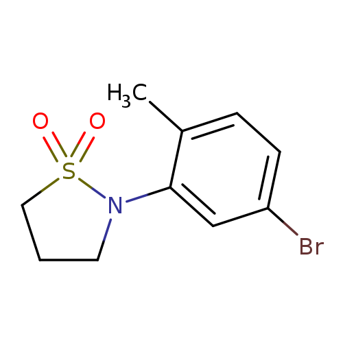 2-(5-bromo-2-methylphenyl)-1,2-thiazolidine-1,1-dione