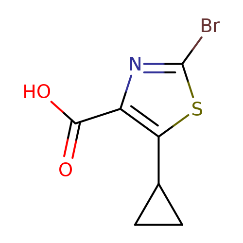 2-bromo-5-cyclopropyl-1,3-thiazole-4-carboxylic acid