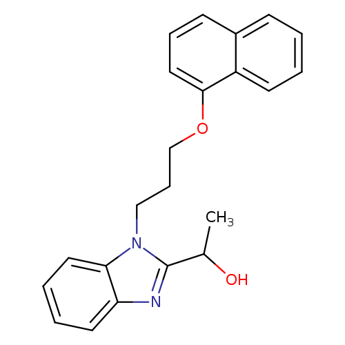 1-{1-[3-(naphthalen-1-yloxy)propyl]-1H-1,3-benzodiazol-2-yl}ethan-1-ol