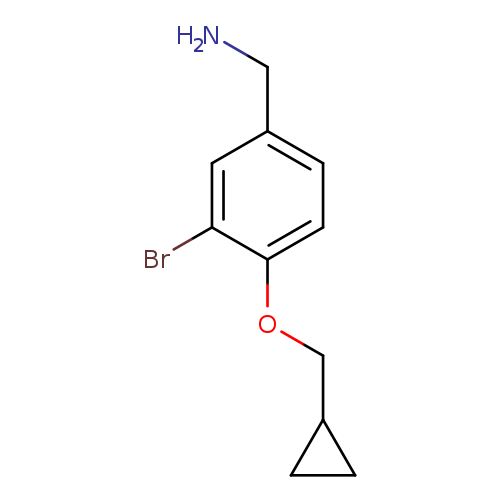 3-Bromo-4-cyclopropylmethoxy-benzylamine