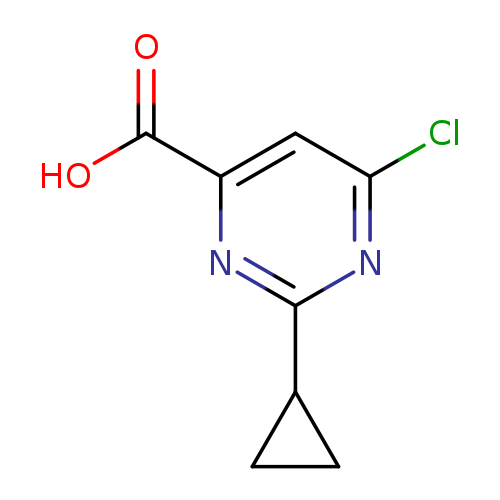 6-CHLORO-2-CYCLOPROPYLPYRIMIDINE-4-CARBOXYLIC ACID