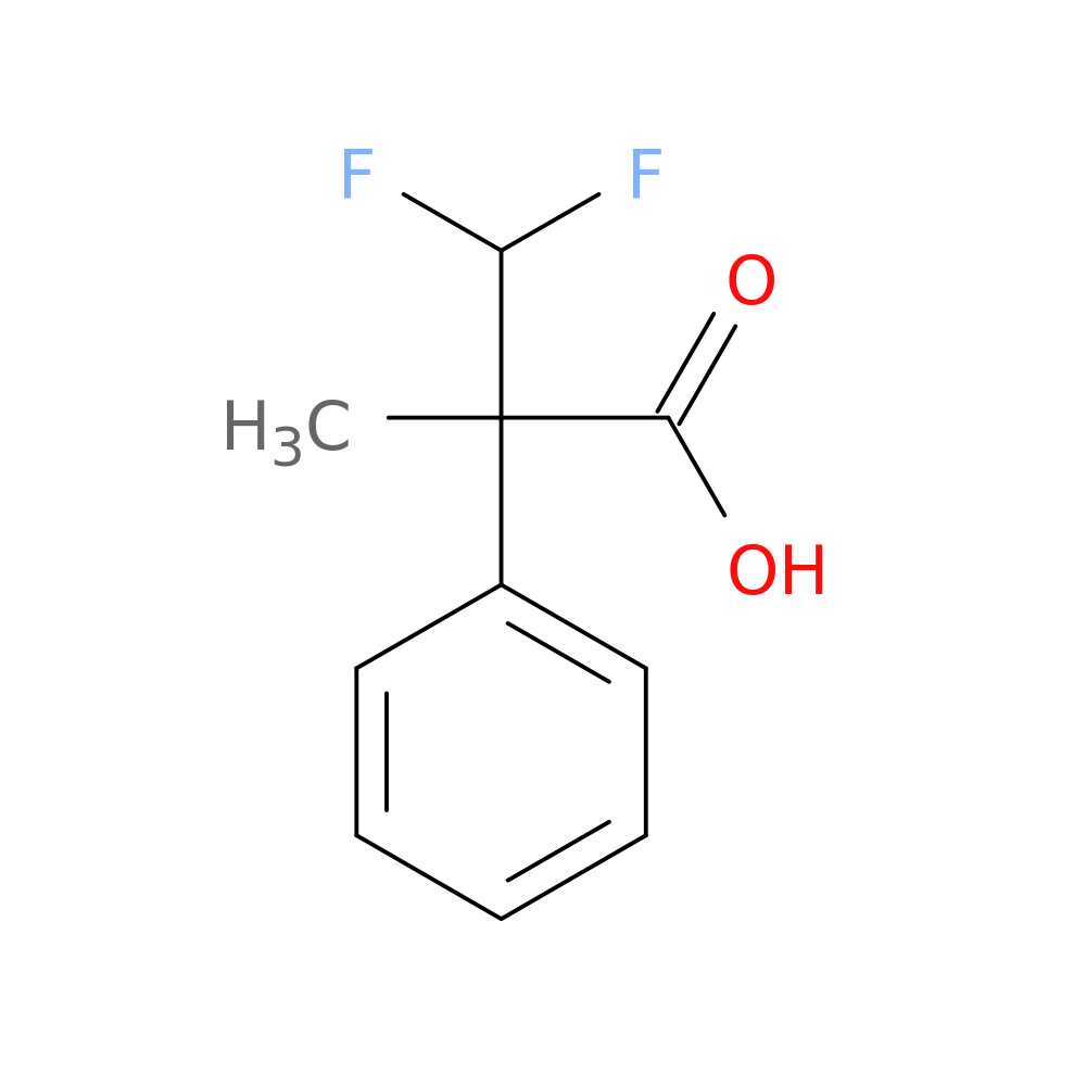 3,3-difluoro-2-methyl-2-phenylpropanoic acid