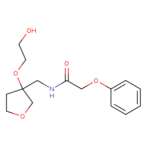 N-{[3-(2-hydroxyethoxy)oxolan-3-yl]methyl}-2-phenoxyacetamide