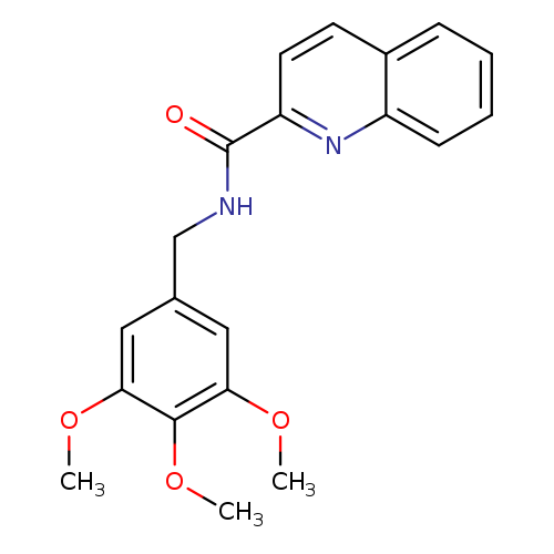 N-(3,4,5-trimethoxybenzyl)-2-quinolinecarboxamide