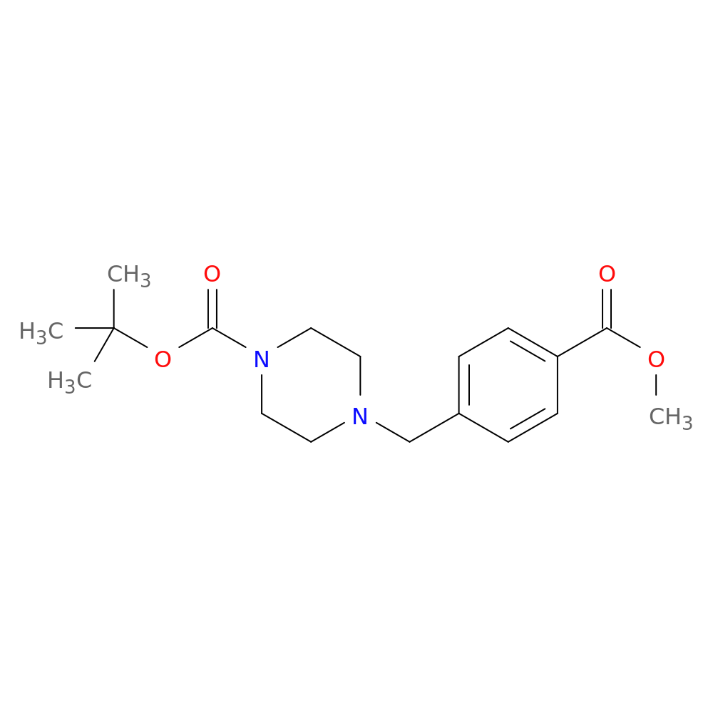 1,1-Dimethylethyl 4-[[4-(methoxycarbonyl)phenyl]methyl]-1-piperazinecarboxylate