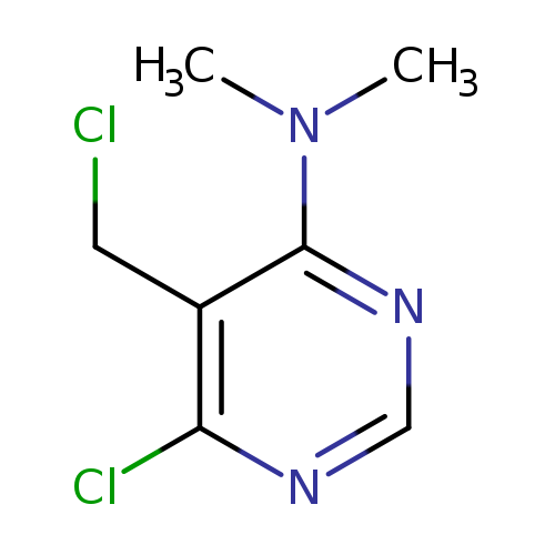 6-chloro-5-(chloromethyl)-N,N-dimethylpyrimidin-4-amine