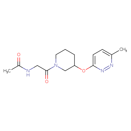 N-(2-{3-[(6-methylpyridazin-3-yl)oxy]piperidin-1-yl}-2-oxoethyl)acetamide