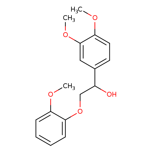 1-(3,4-Dimethoxyphenyl)-2-(2-methoxyphenoxy)ethanol