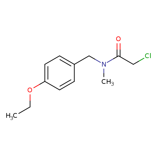 2-chloro-N-[(4-ethoxyphenyl)methyl]-N-methylacetamide