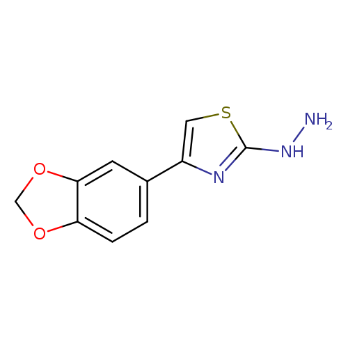4-(Benzo[d][1,3]dioxol-5-yl)-2-hydrazinylthiazole