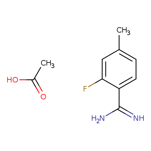 2-fluoro-4-methylbenzene-1-carboximidamide,aceticacid