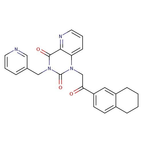 1-[2-oxo-2-(5,6,7,8-tetrahydronaphthalen-2-yl)ethyl]-3-[(pyridin-3-yl)methyl]-1H,2H,3H,4H-pyrido[3,2-d]pyrimidine-2,4-dione