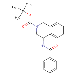 tert-Butyl 4-(benzoylamino)-3,4-dihydroisoquinoline-2(1h)-carboxylate