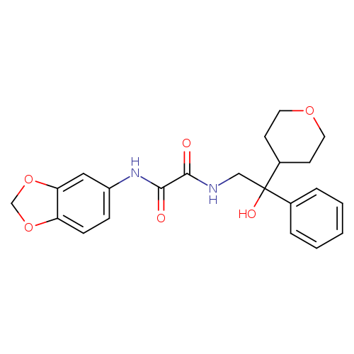 N-(2H-1,3-benzodioxol-5-yl)-N'-[2-hydroxy-2-(oxan-4-yl)-2-phenylethyl]ethanediamide