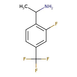 1-[2-FLUORO-4-(TRIFLUOROMETHYL)PHENYL]ETHAN-1-AMINE