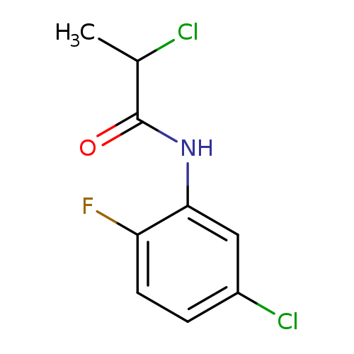 2-chloro-N-(5-chloro-2-fluorophenyl)propanamide