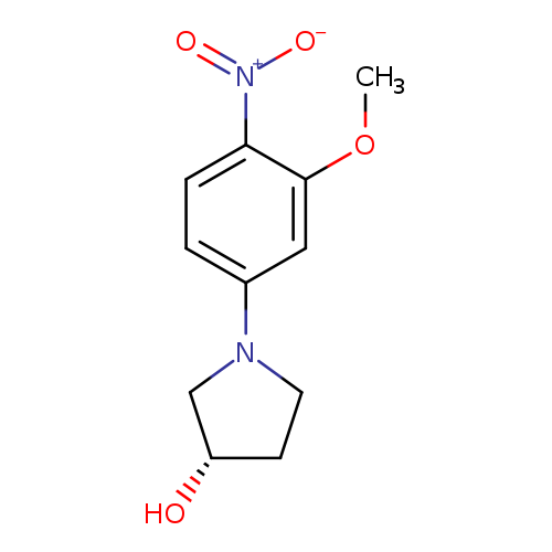 3-Pyrrolidinol, 1-(3-methoxy-4-nitrophenyl)-, (3S)-