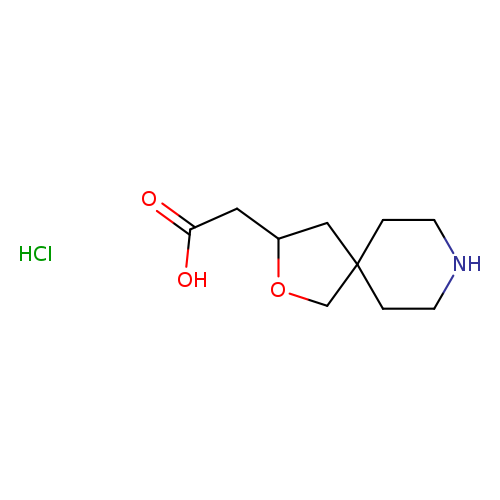 2-{2-oxa-8-azaspiro[4.5]decan-3-yl}aceticacidhydrochloride