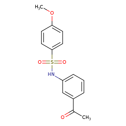 N-(3-acetylphenyl)-4-methoxybenzene-1-sulfonamide