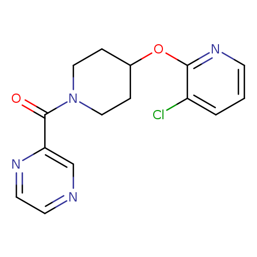 2-{4-[(3-chloropyridin-2-yl)oxy]piperidine-1-carbonyl}pyrazine