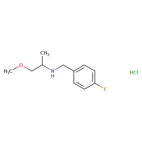N-(4-Fluorobenzyl)-1-methoxy-2-propanamine hydrochloride