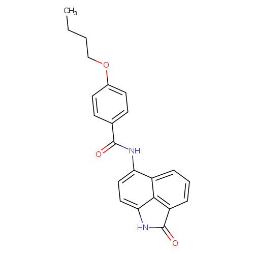 4-butoxy-N-{3-oxo-2-azatricyclo[6.3.1.0^{4,12}]dodeca-1(11),4(12),5,7,9-pentaen-9-yl}benzamide