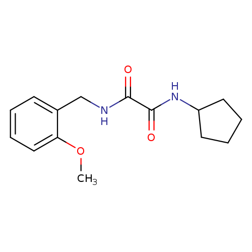 N-cyclopentyl-N'-[(2-methoxyphenyl)methyl]ethanediamide