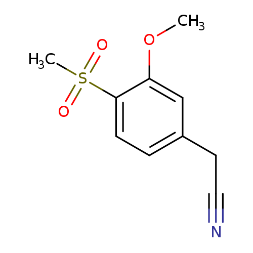 2-(4-methanesulfonyl-3-methoxyphenyl)acetonitrile