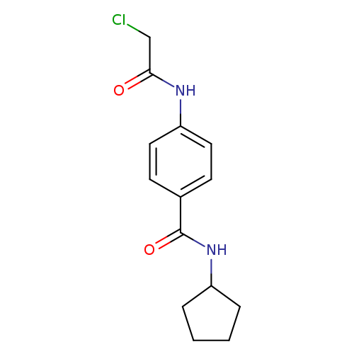 4-[(Chloroacetyl)amino]-n-cyclopentylbenzamide